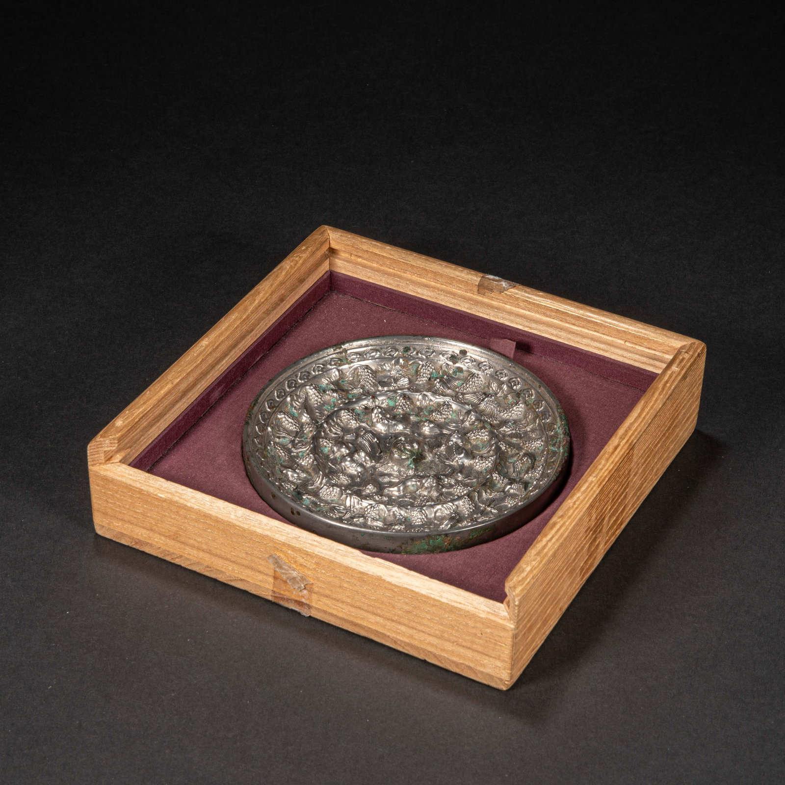 Copper mirror from the 10th century (1 of 5)