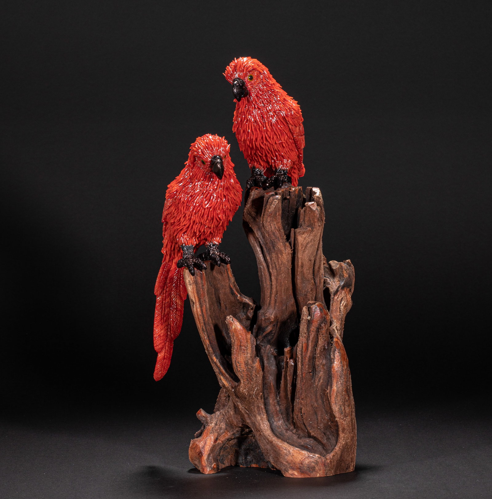 Coral ornaments from the 18th century: Height?37cm, width?16cm