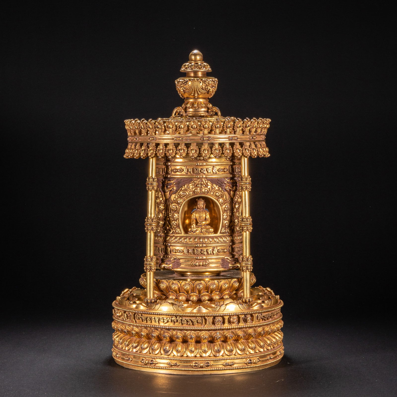 A gilded copper niches from the 18th century (1 of 9)