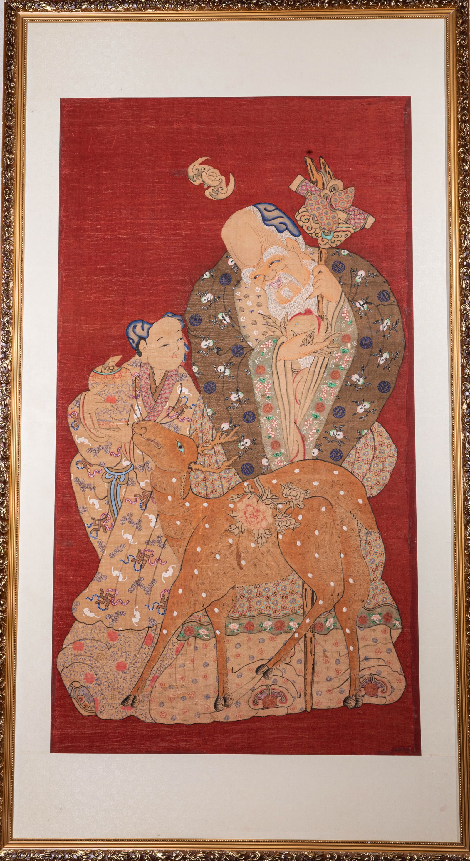 Kesi hanging screens from the 18th century: Height?160cm, width?88cm