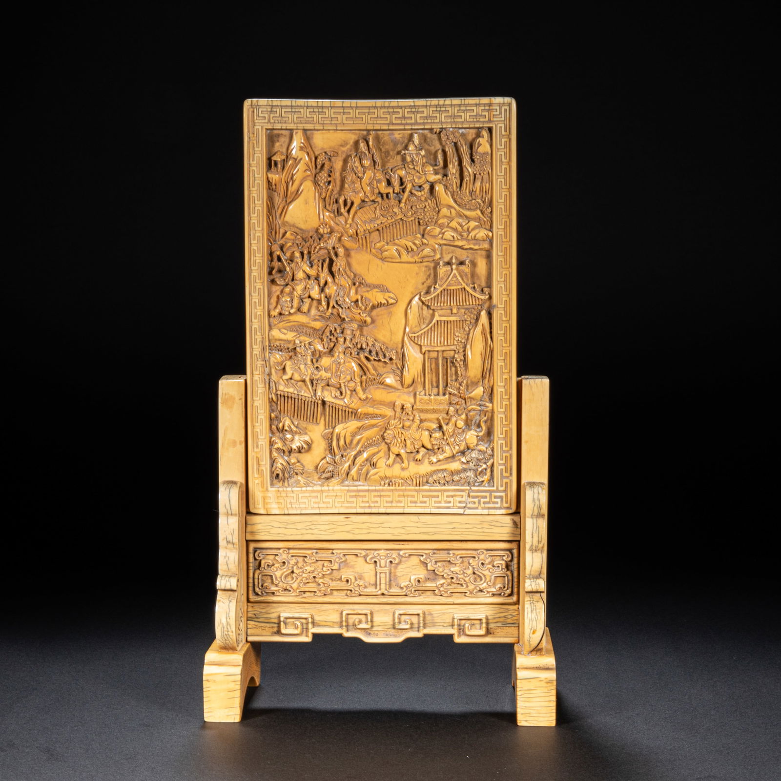 Bone screen inserts from the 18th century: Height?28cm, width?16cm