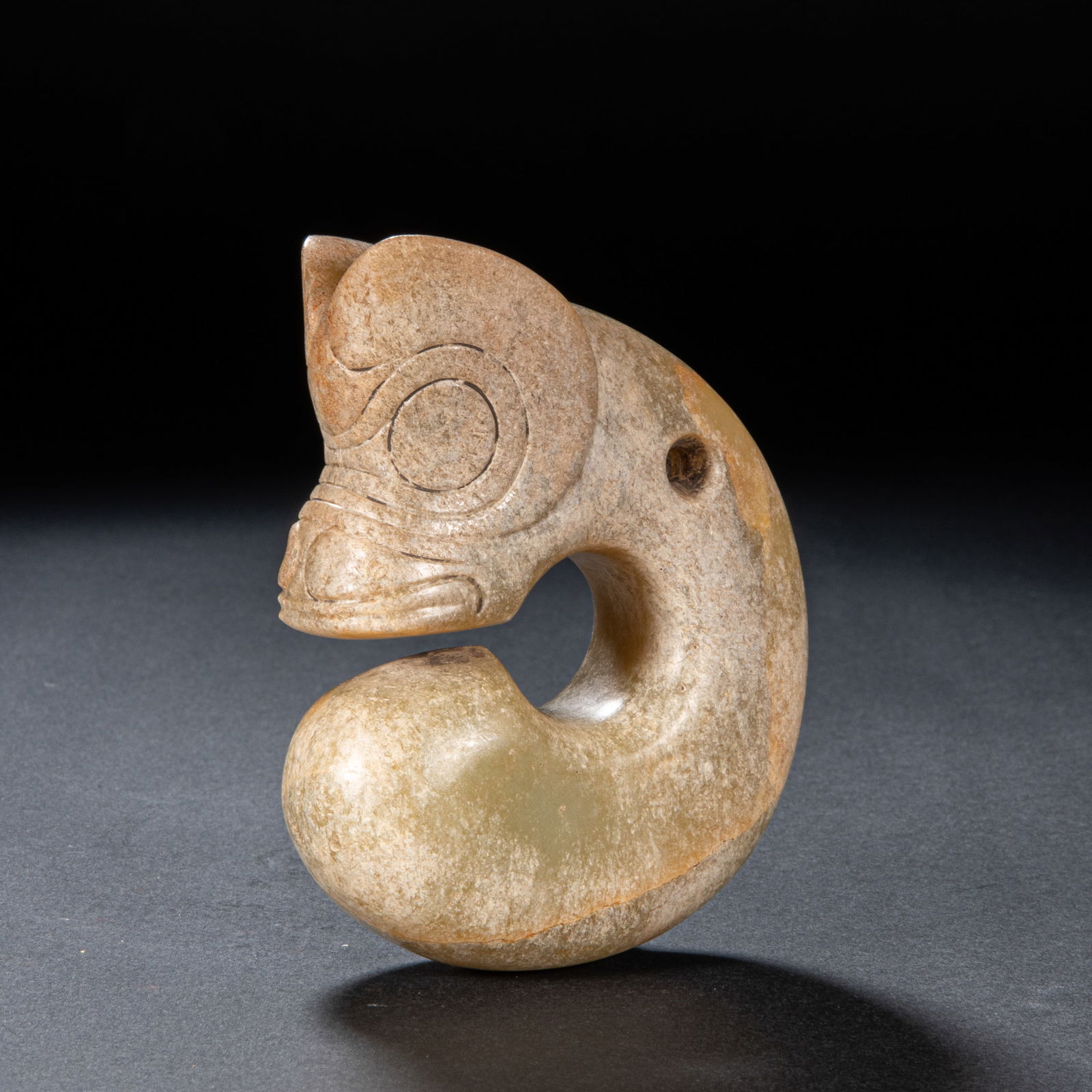 Hongshan Culture Jade Dragon (1 of 5)