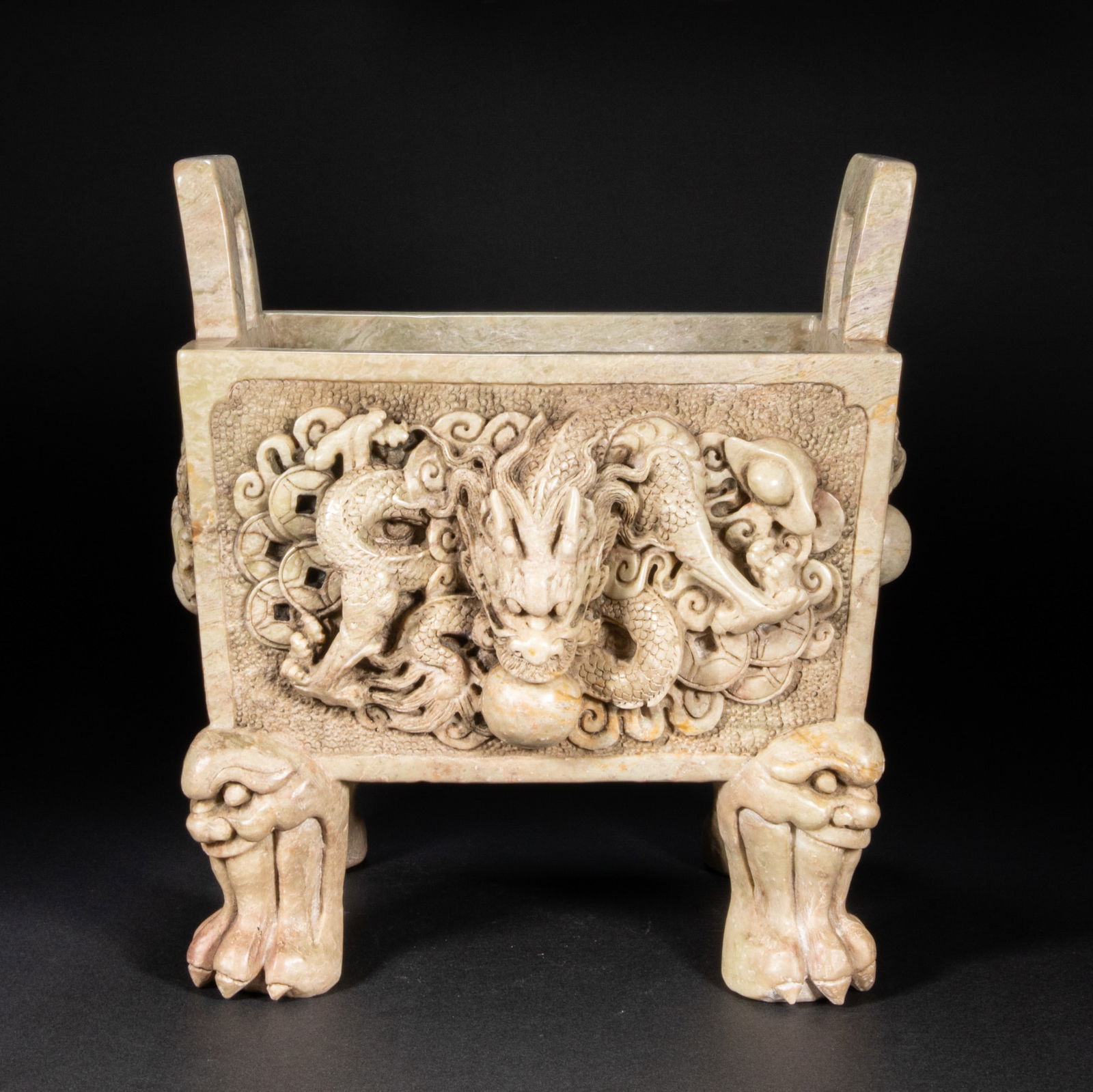 Shoushan stone incense burner from the 18th century (1 of 10)