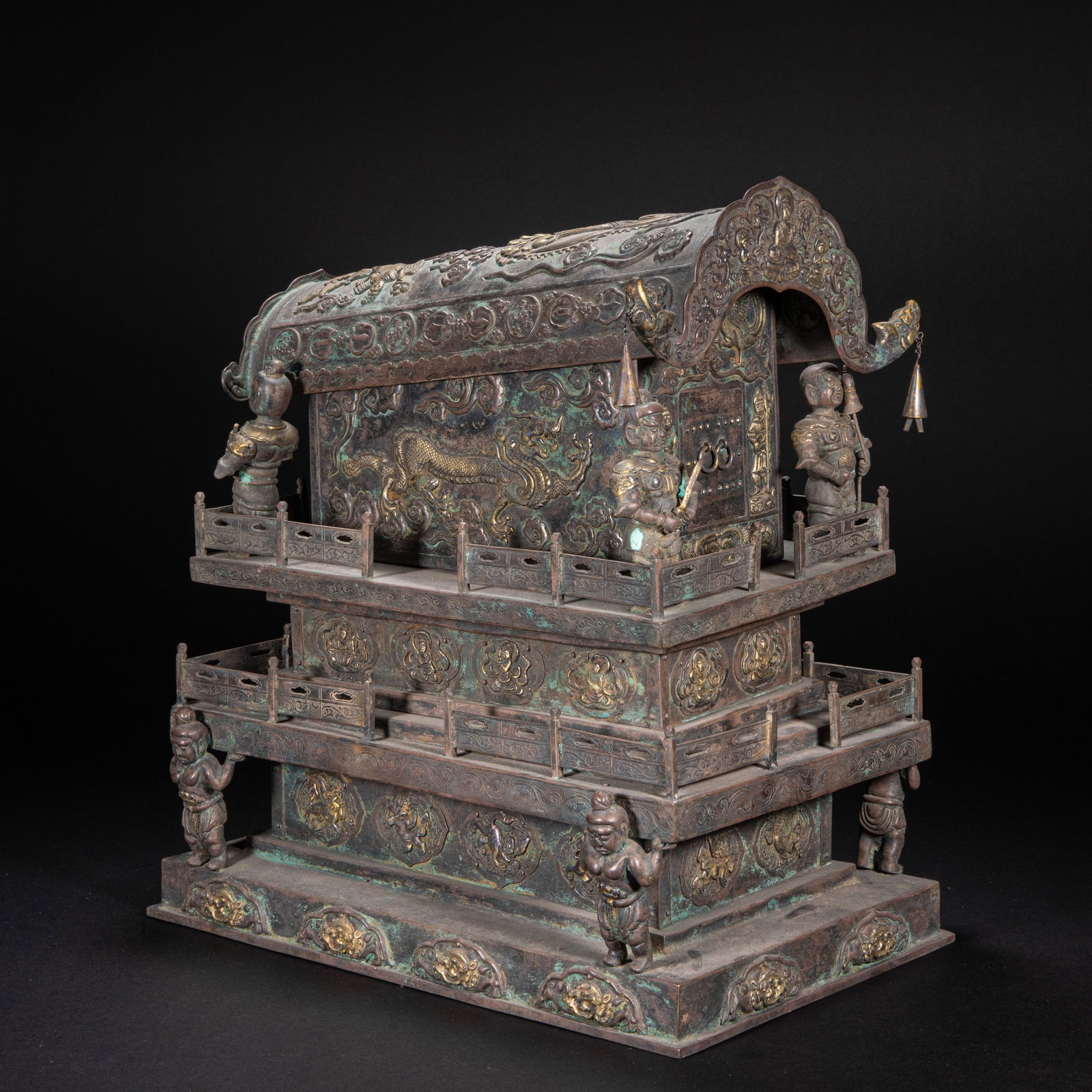 A 10th-century silver-gilded sarcophagus (1 of 12)