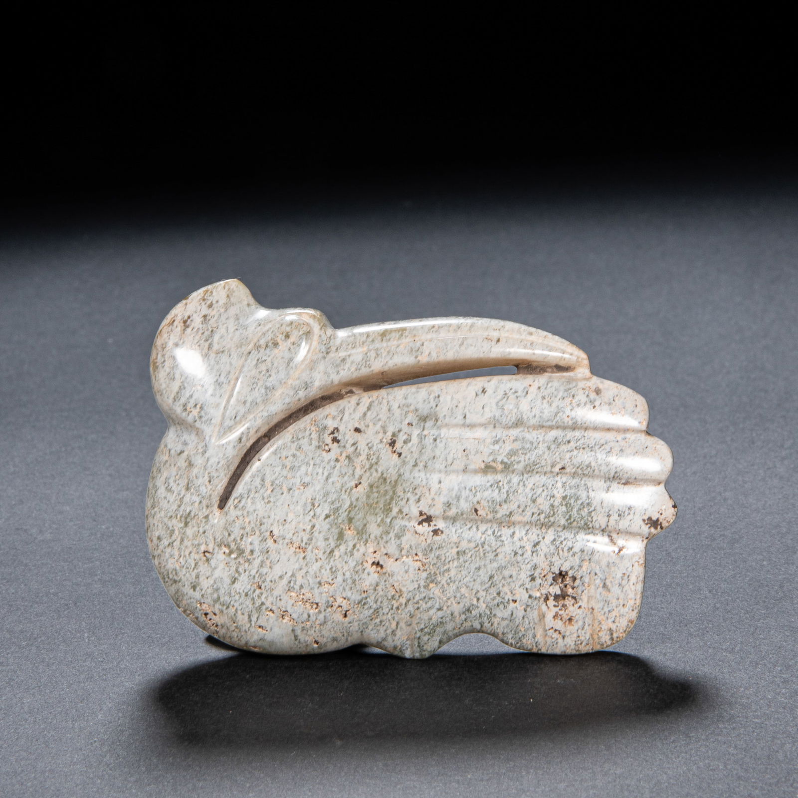 Hongshan Culture Jade Phoenix: Height?20cm, width?35cm