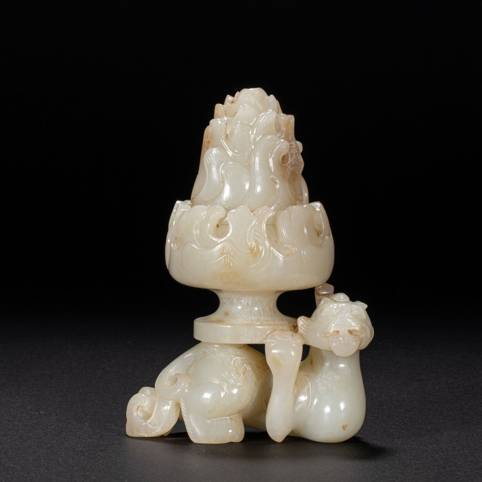 A 6th-century Hetian jade incense burner (1 of 9)