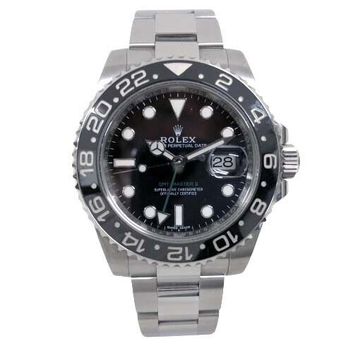 Rolex 116710LN GMT Master 2 Automatic Stainless Steel Black Dial Men's Watch (1 of 9)