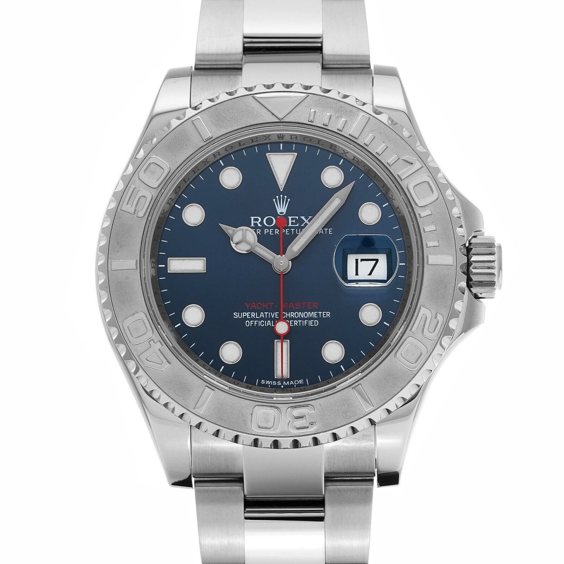 Rolex Yacht Master 116622 Blue Dial Automatic Stainless Steel Men's Watch (1 of 5)