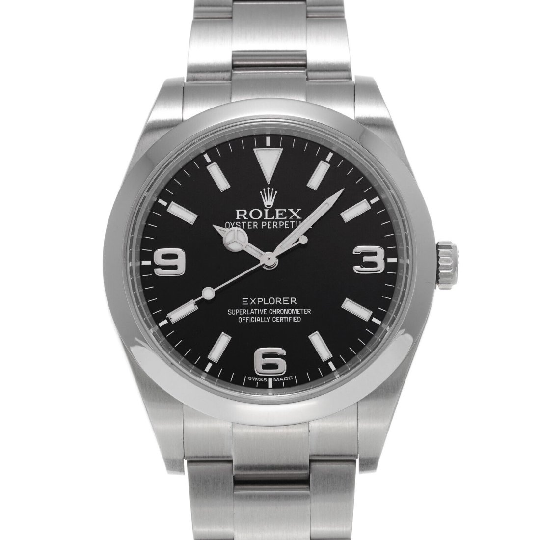 Rolex Explorer 214270 Random Serial Black Stainless Steel Automatic Men's Watch (1 of 5)