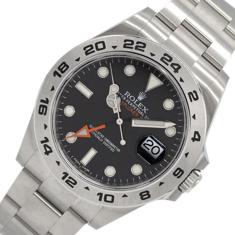Rolex Explorer 216570 Black Dial Automatic Stainless Steel Men's Watch (1 of 6)
