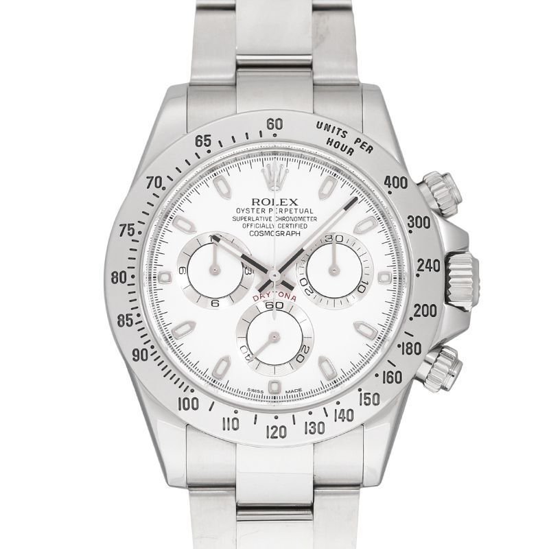 Rolex 116520 Cosmograph Daytona White Dial Automatic Stainless Steel Men's Watch (1 of 6)