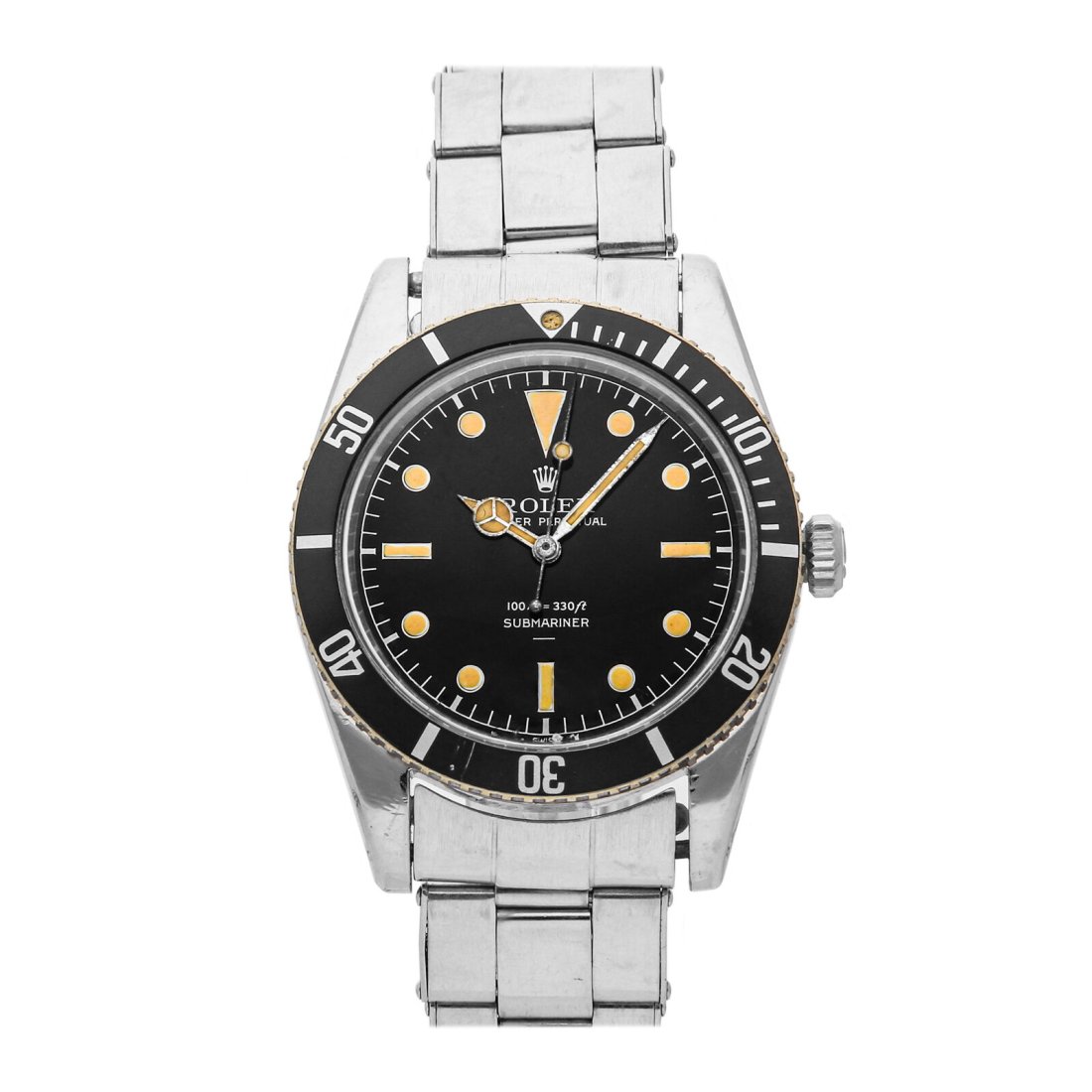 Rolex Submariner Automatic 38mm Stainless Steel Mens Bracelet Watch 6536 (1 of 3)