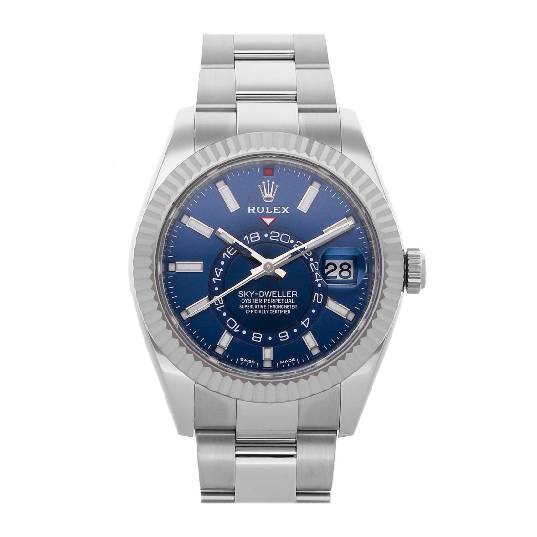 Rolex Sky-Dweller Automatic Steel Gold Mens Oyster Bracelet Watch Date 326934 (1 of 4)