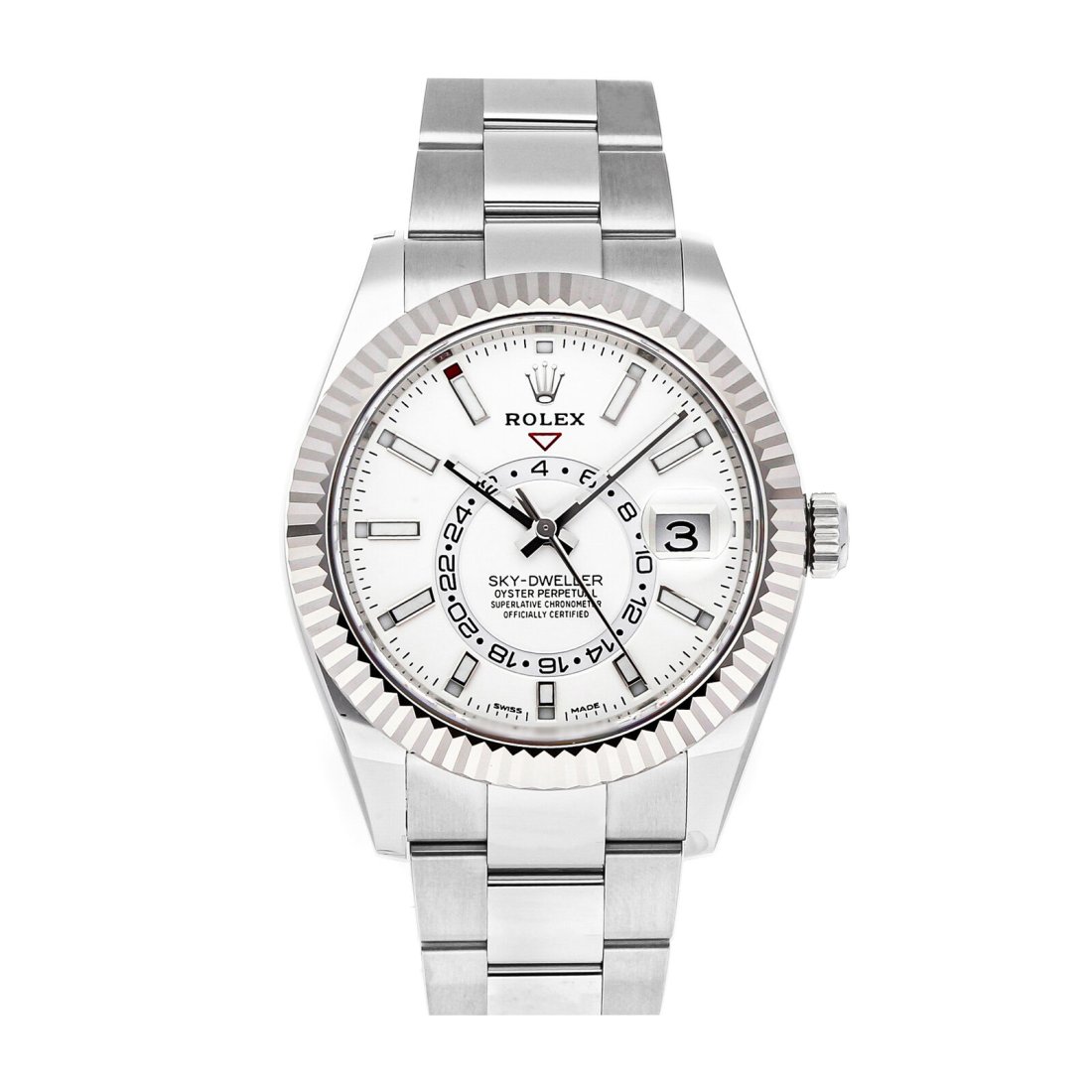 Rolex Sky-Dweller 42mm Steel Gold Automatic Mens Oyster Bracelet Watch 326934 (1 of 4)