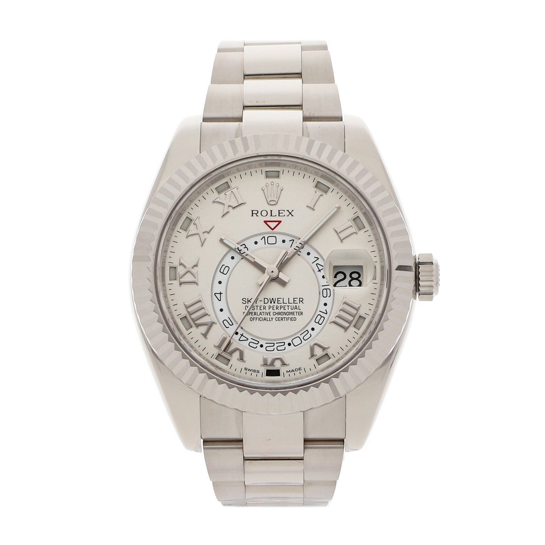 Rolex Sky-Dweller Automatic 42mm White Gold Mens Oyster Bracelet Watch 326939 (1 of 4)