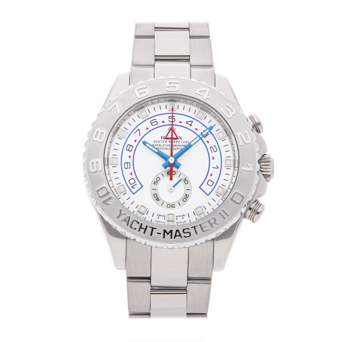 Rolex Yacht-Master II Automatic 44mm White Gold Men Oyster Bracelet Watch 116689 (1 of 4)