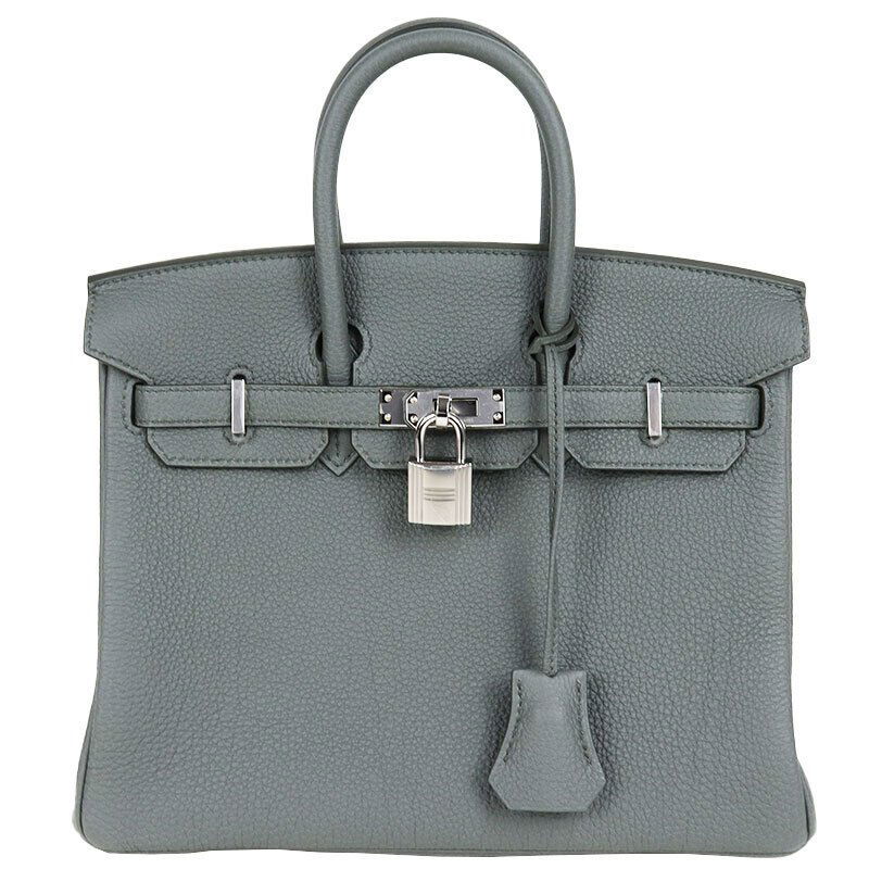 HERMES Birkin 25 Veil Amand Togo?Silver Metal Fittings Women's Handbag (1 of 5)