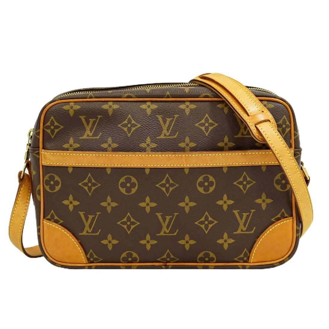 Louis Vuitton Trocadero 27 M51274 Monogram Canvas Crossbody Bag Brown (1 of 10)