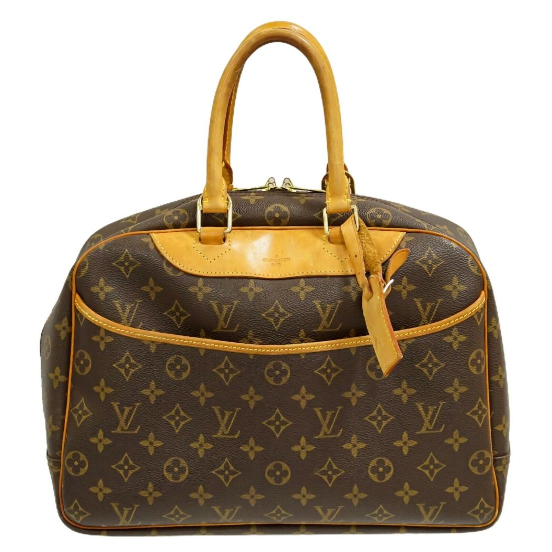 Louis Vuitton Deauville M47270 Monogram Canvas Handbag Brown (1 of 9)