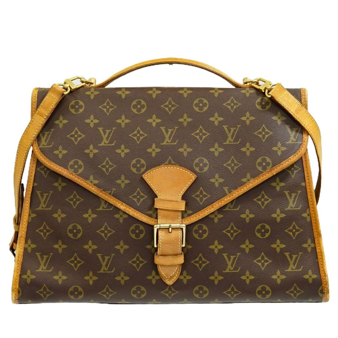 Louis Vuitton Beverly M51120 Monogram Canvas 2way Satchel Shoulder Handbag (1 of 9)