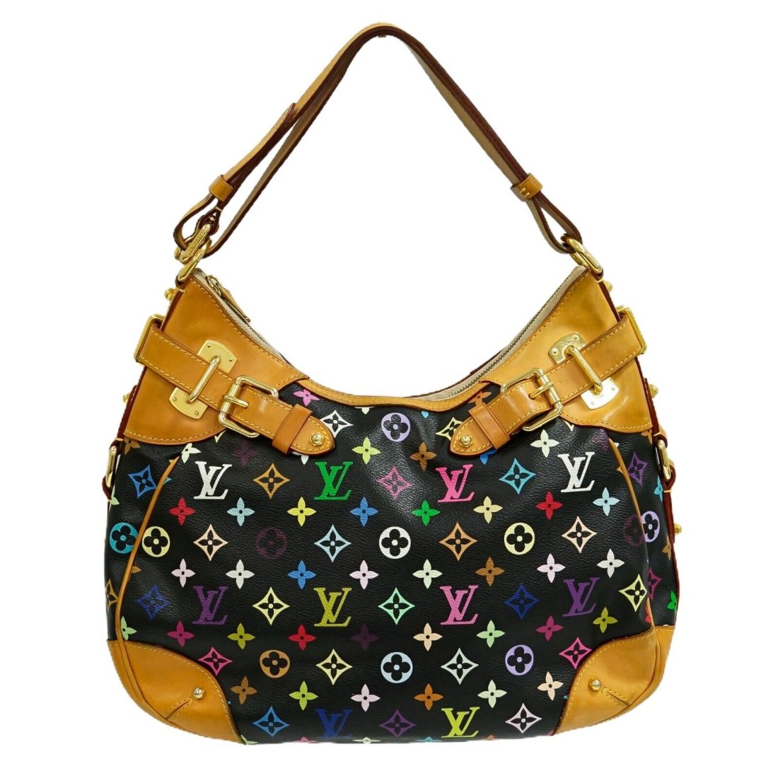 Louis Vuitton Greta M40196 Monogram Multicolor Canvas One Shoulder Bag Noir (1 of 9)