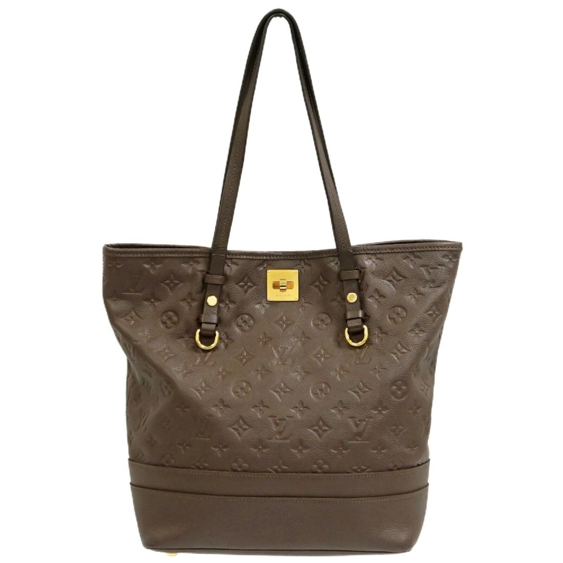 Louis Vuitton Citadine PM M40516 Monogram Empreinte Leather Tote Bag Brown (1 of 9)