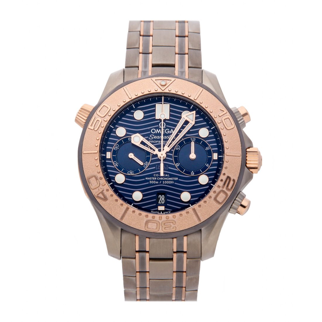 Omega Seamaster Diver 300m Auto Titanium Gold Mens Watch 210.60.44.51.03.001 (1 of 6)