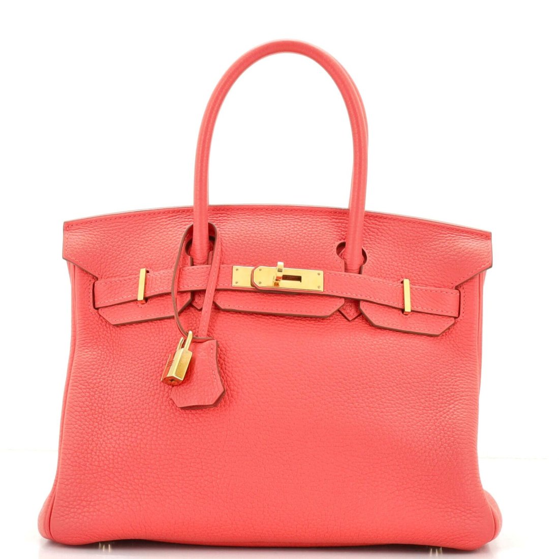 Hermes Birkin Handbag Bougainvillea Togo With Gold Hardware 30 Pink (1 of 8)