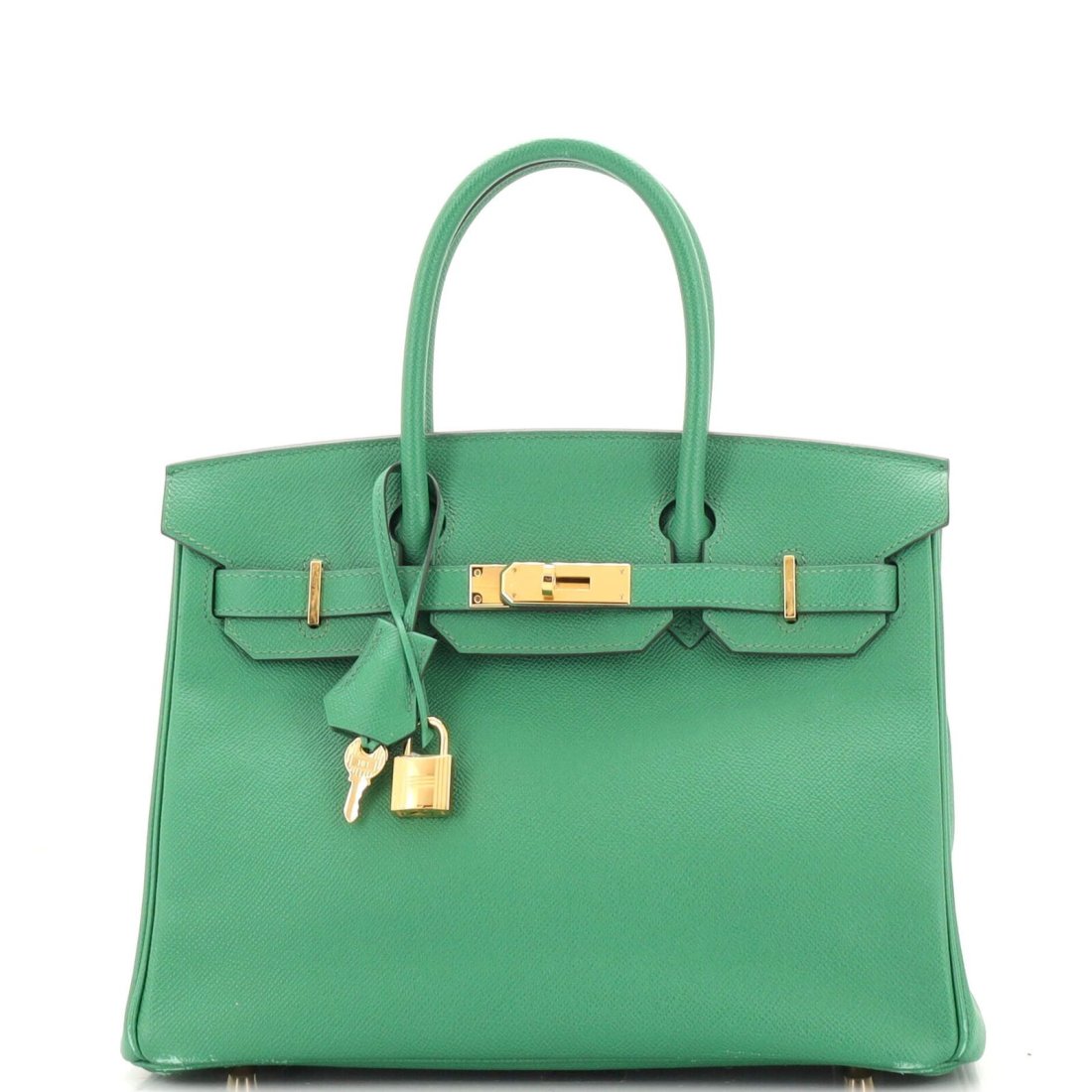 Hermes Birkin Handbag Cactus Epsom with Gold Hardware 30 Green (1 of 9)