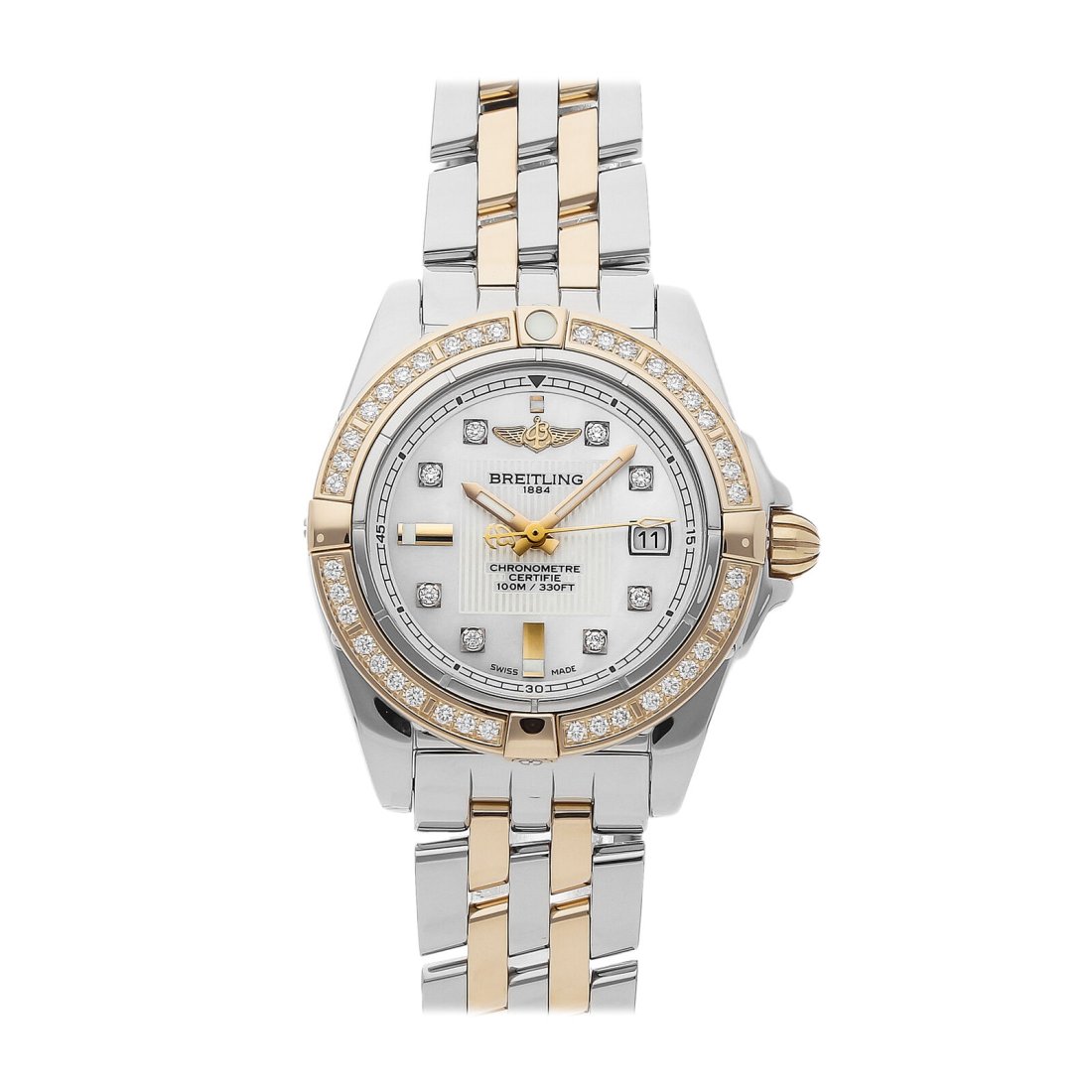 Breitling Galactic 32 Steel Gold Quartz 32mm Ladies Watch C71356LA/A712 (1 of 5)