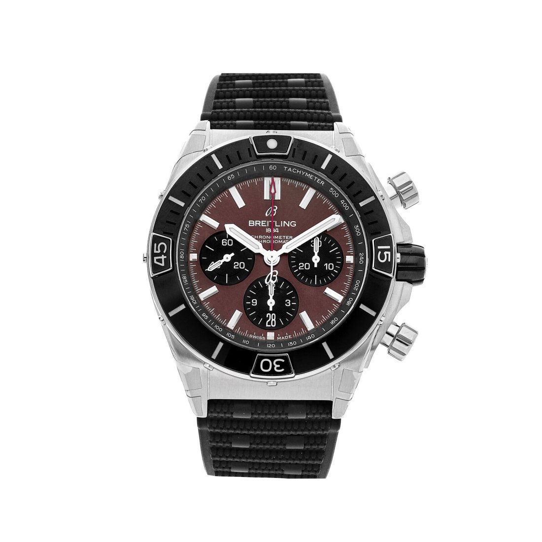 Breitling Super Chronomat B01 LE Auto Steel Mens Strap Watch Date AB01365A1Q1S1 (1 of 6)