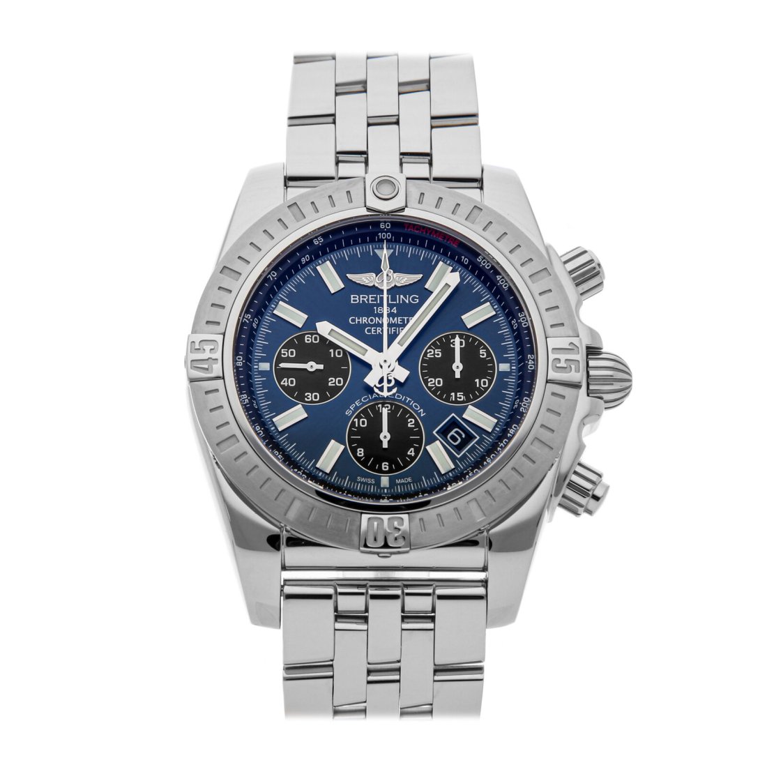 Breitling Chronomat B01 Chronograph Japan Auto Steel Mens Watch AB0115111C1A1 (1 of 5)