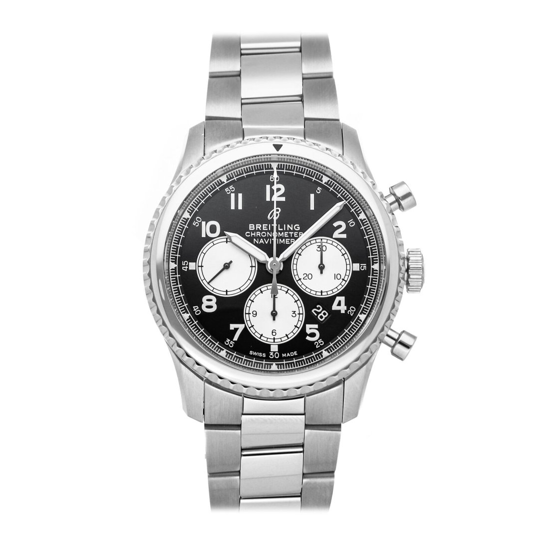 Breitling Navitimer 8 B01 Chronograph Steel Auto 43mm Mens Watch AB0117131B1A1 (1 of 6)