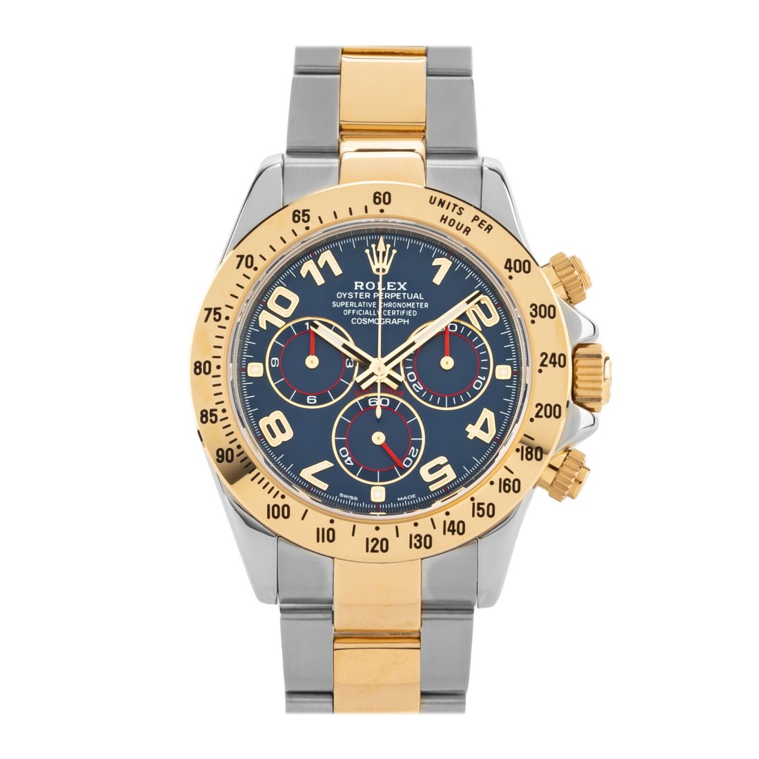 Rolex Daytona Cosmograph Auto Steel Gold Mens Oyster Bracelet Watch 116523 (1 of 4)