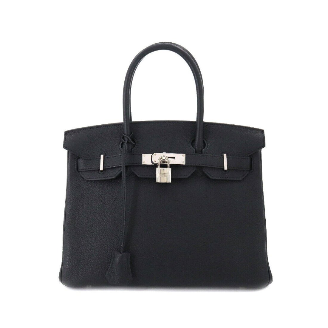HERMES Birkin 30 Hand Bag Togo Black Purse (1 of 9)