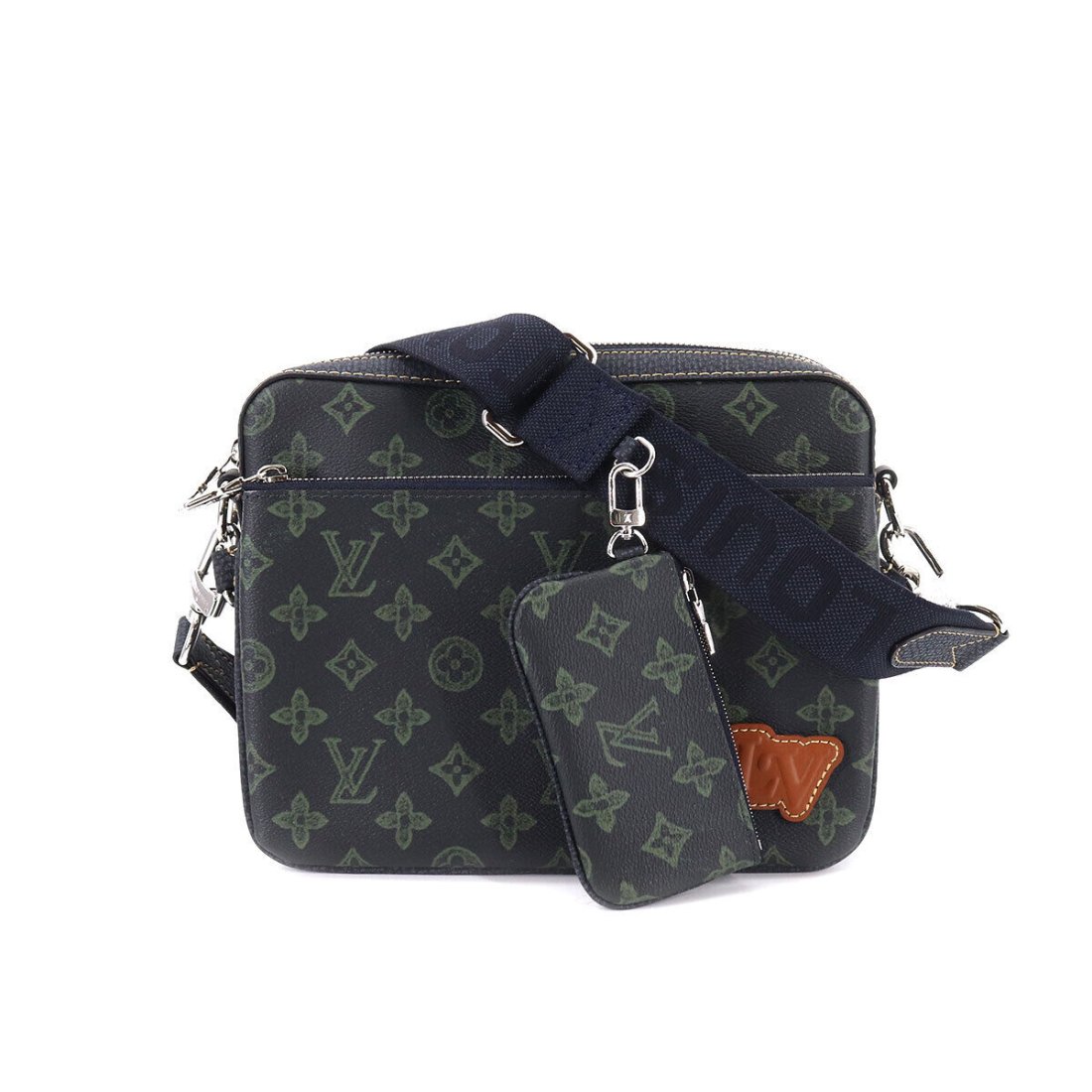 LOUIS VUITTON Monogram Trio Messenger Shoulder Bag M46340 Purse (1 of 9)