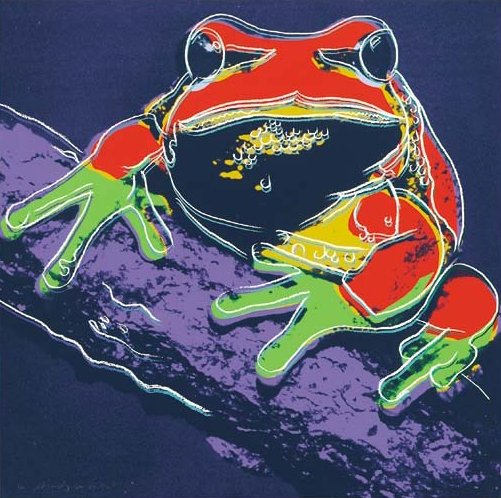 ANDY WARHOL - "PINE BARRENS TREE FROG" - Screenprint on Lenox Museum Board (1 of 1)