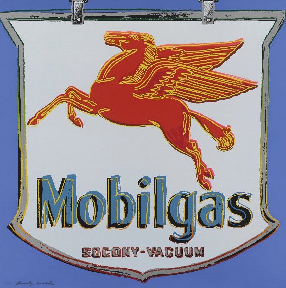 ANDY WARHOL - "MOBIL" - Screenprint on Lenox Museum Board (1 of 1)