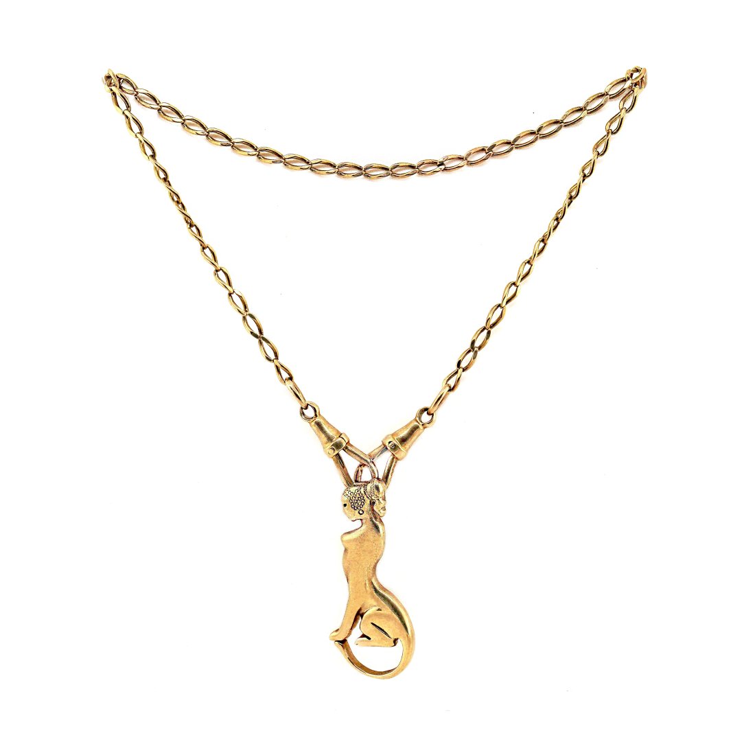 9CT Yellow Gold Pendant And Necklace (1 of 1)