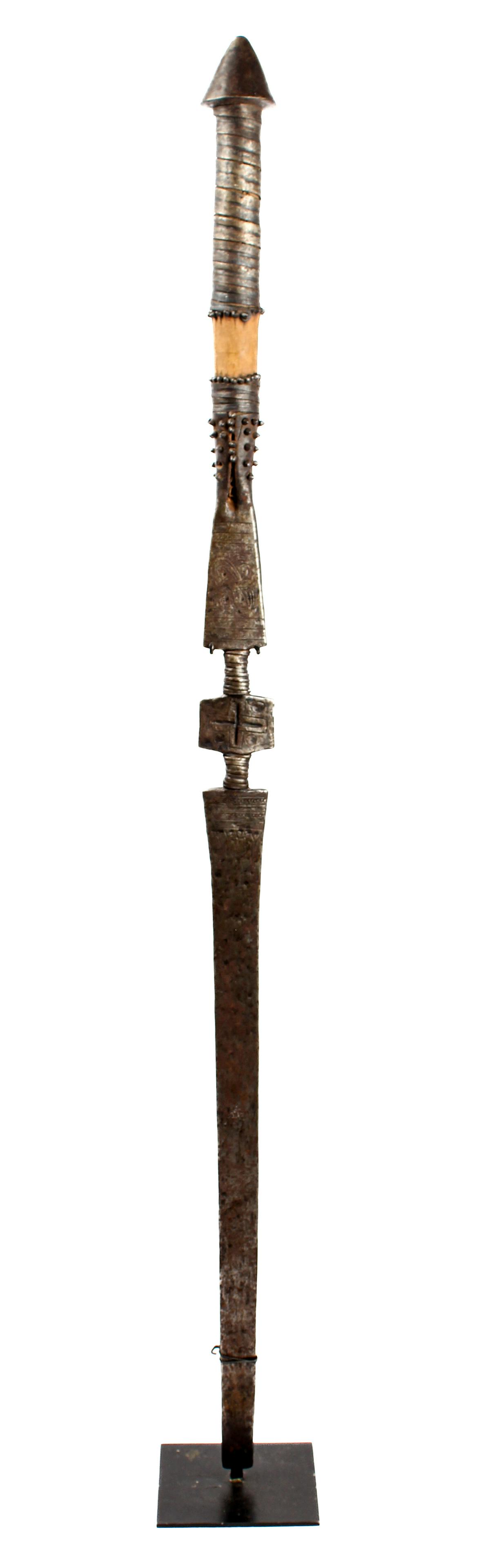 Yoruba People, Opa Orisha Oko Iron Staff (1 of 9)