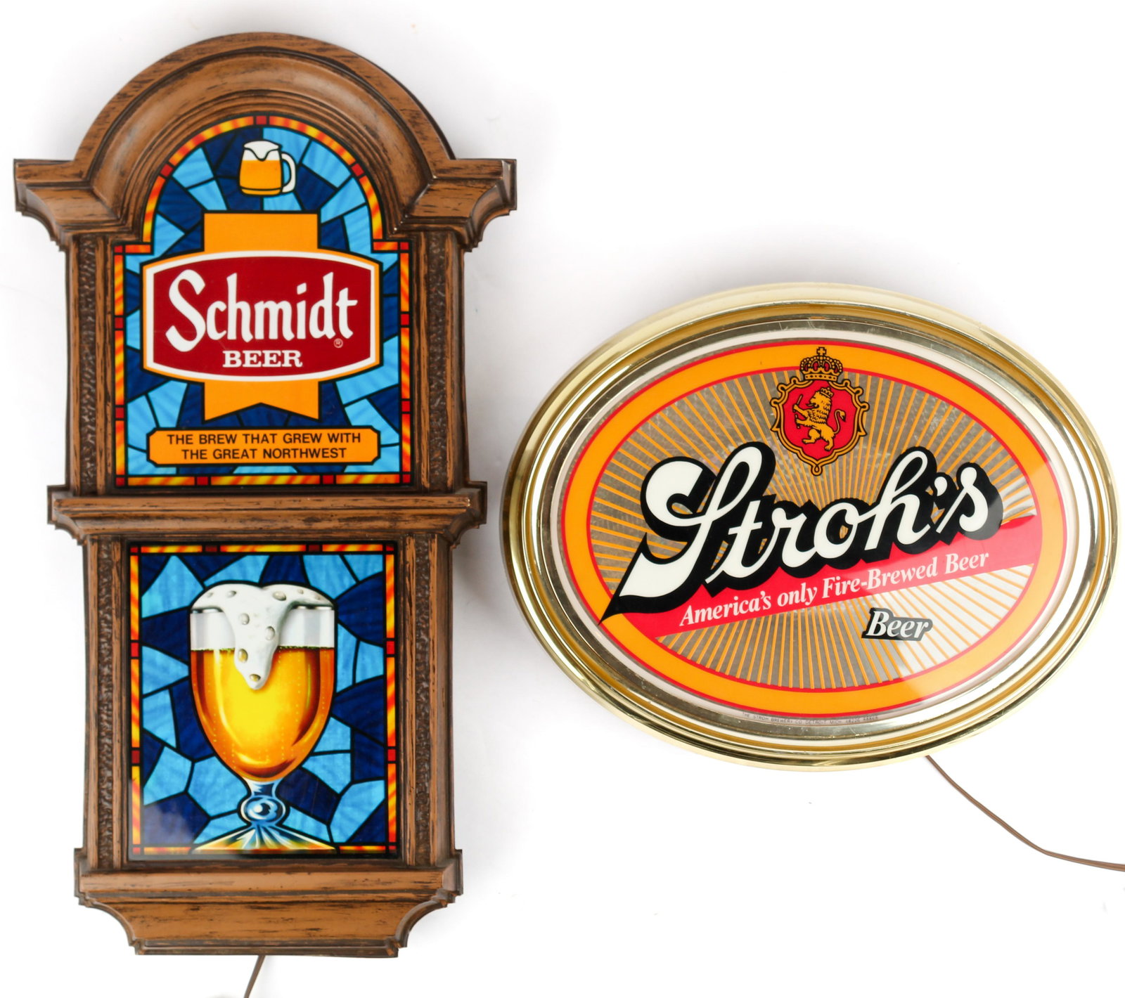 Two Lighted Bar SIgns (1 of 6)