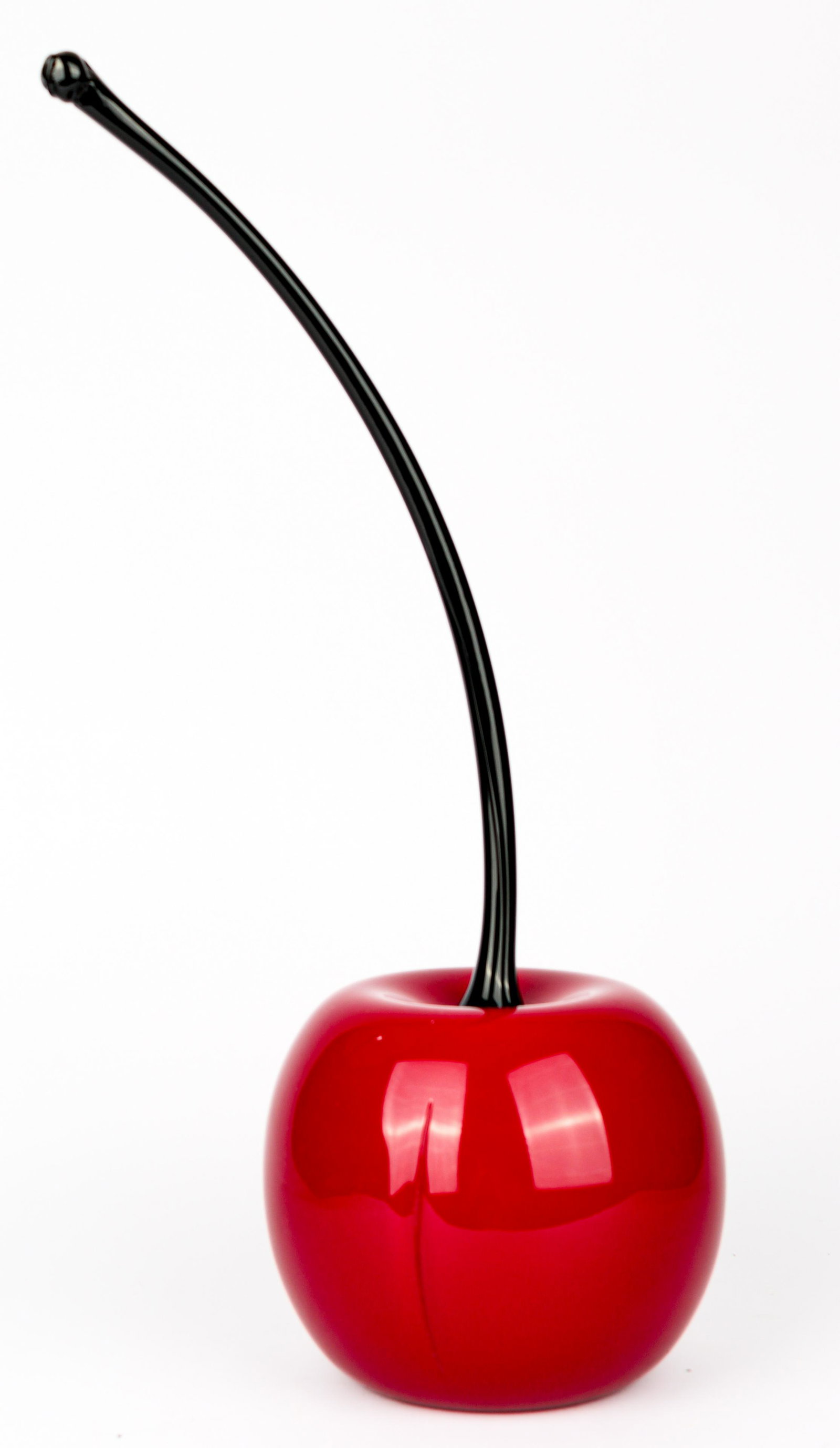 Large Donald Carlson Art Glass Cherry Sculpture (1 of 3)