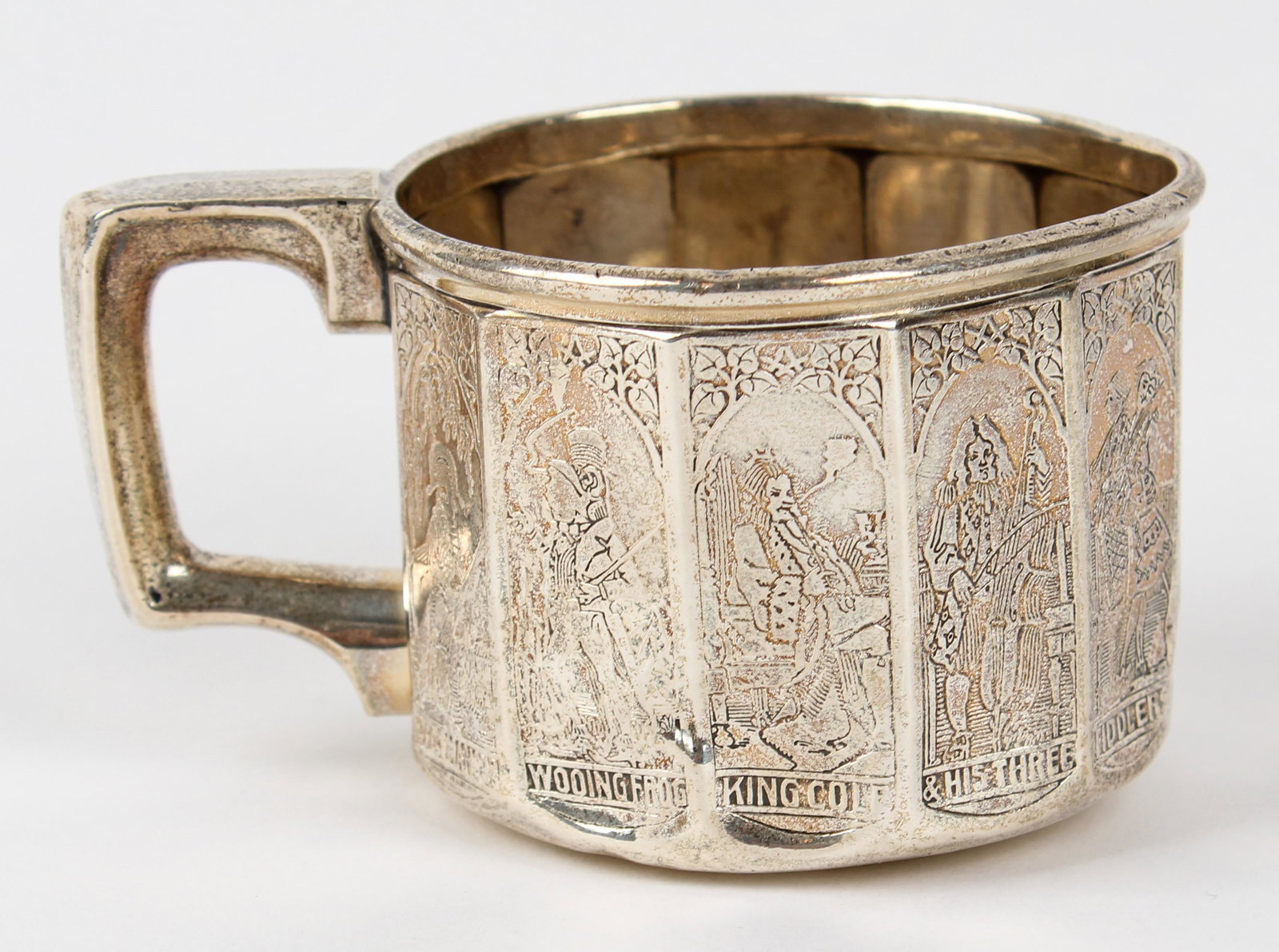 Sterling Silver Fairy Tale Child's Cup, William B. Kerr (1 of 5)