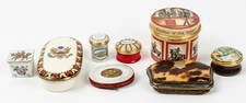 Eight Trinket Boxes, Including Halcyon Days