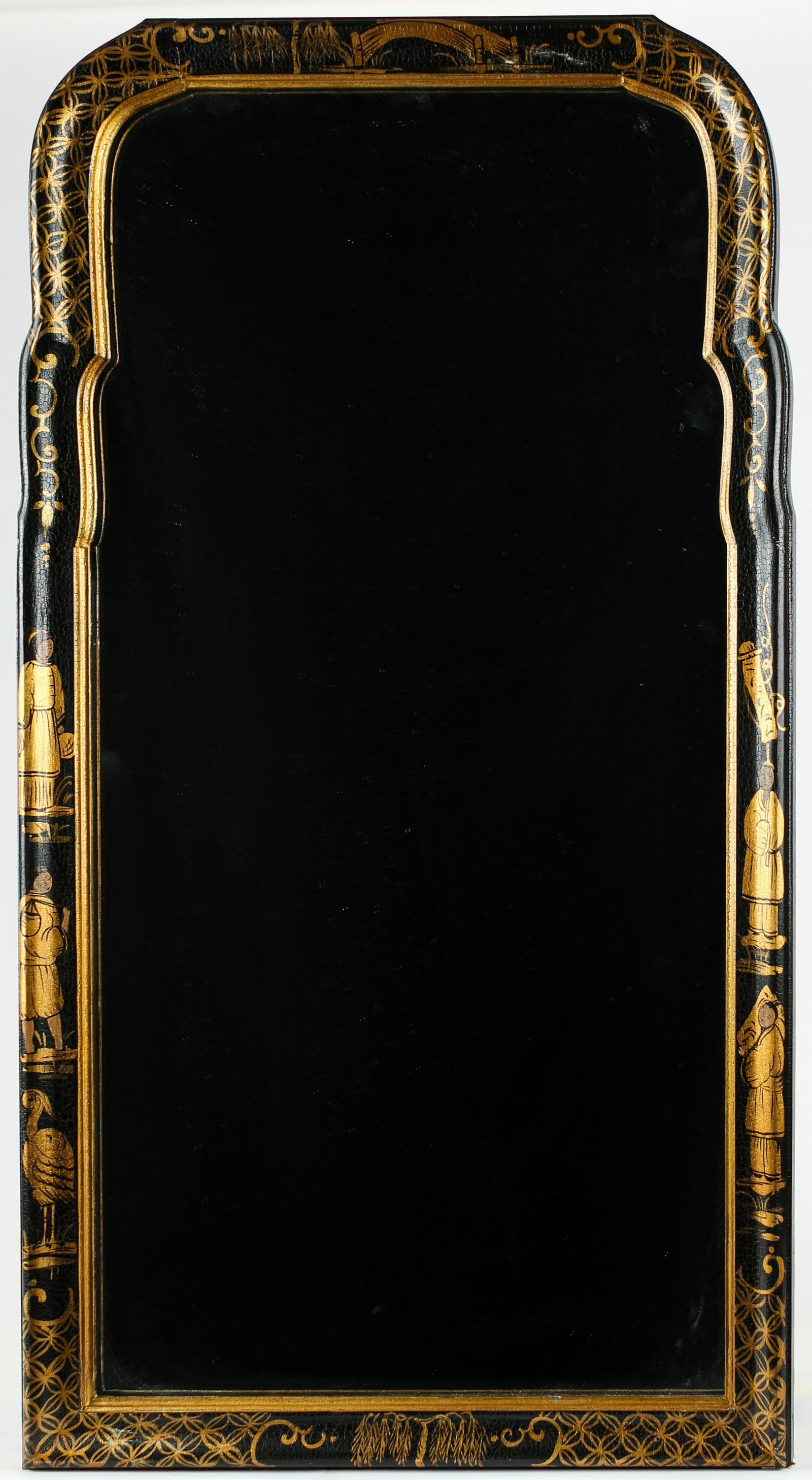 Labarge Chinoiserie Lacquer Mirror (1 of 5)