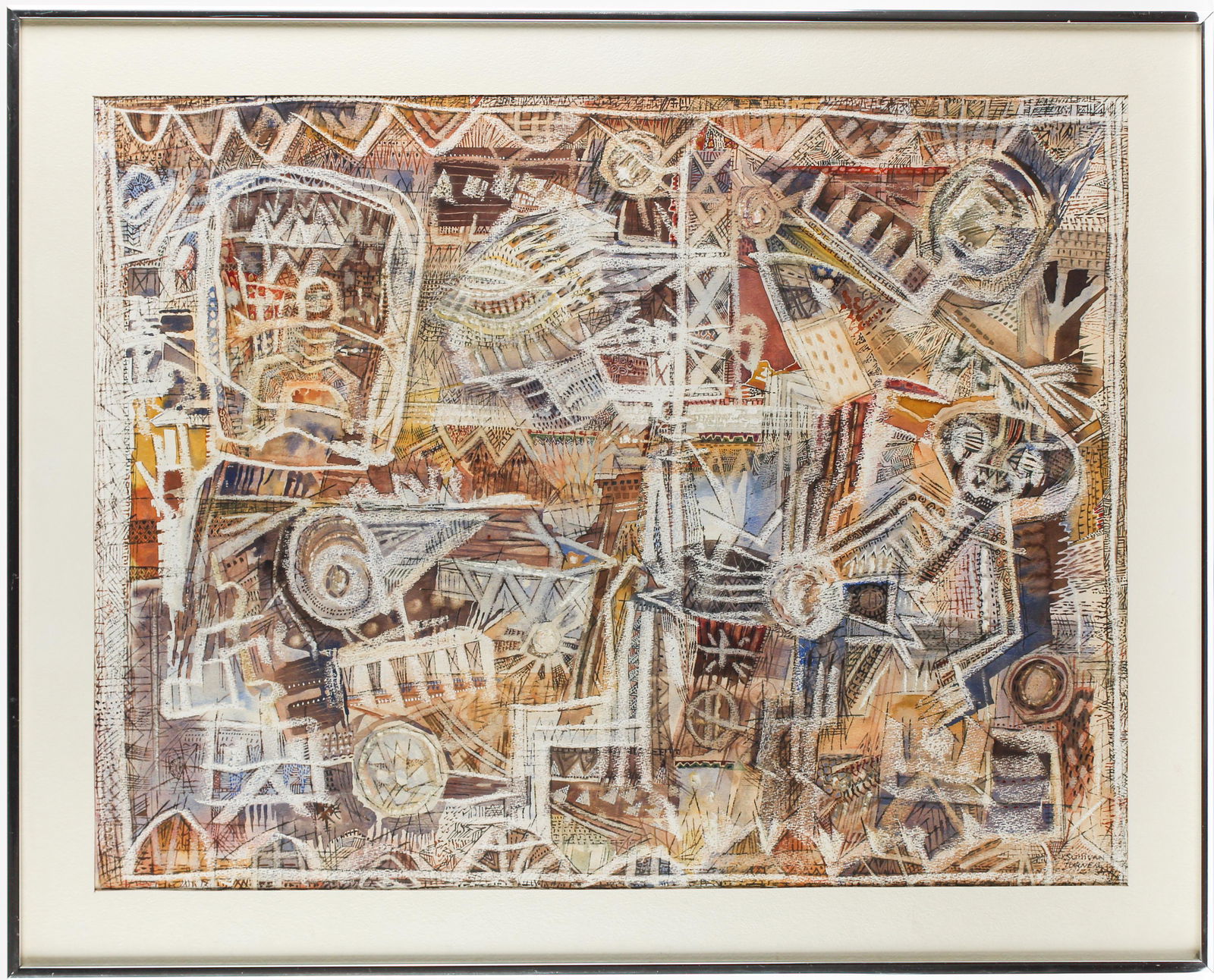 Janet Sullivan Turner (American, B. 1935) Abstract (1 of 3)