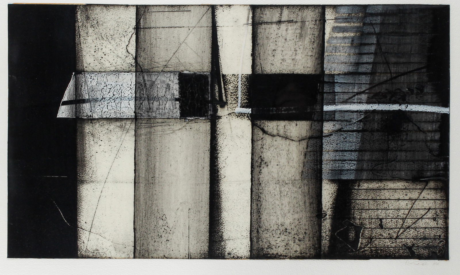 Aharon Gluska (Israeli, B. 1951) Abstract (1 of 4)