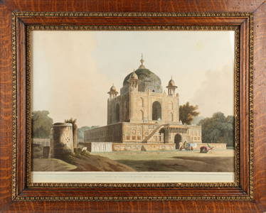 Thomas Daniell, Mausoleum of Sultan Purveiz, Engraving