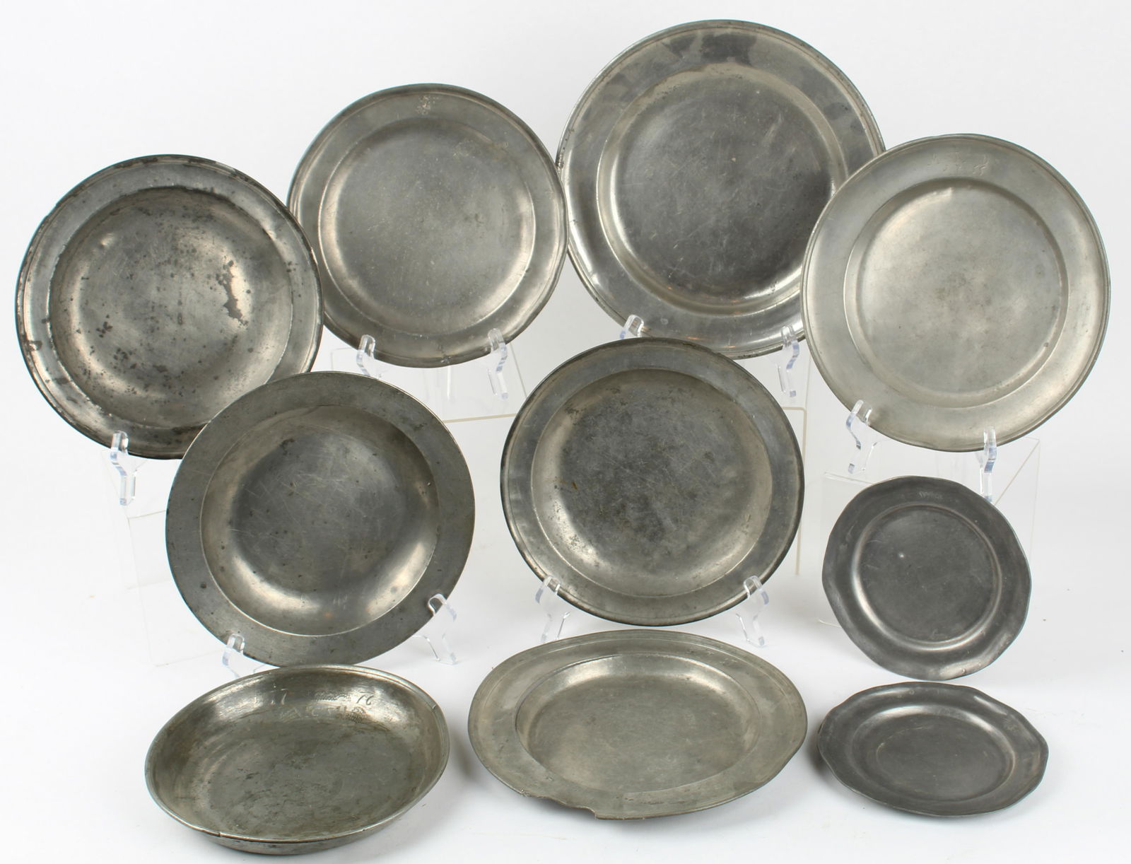 Early Pewter Plates (1 of 11)