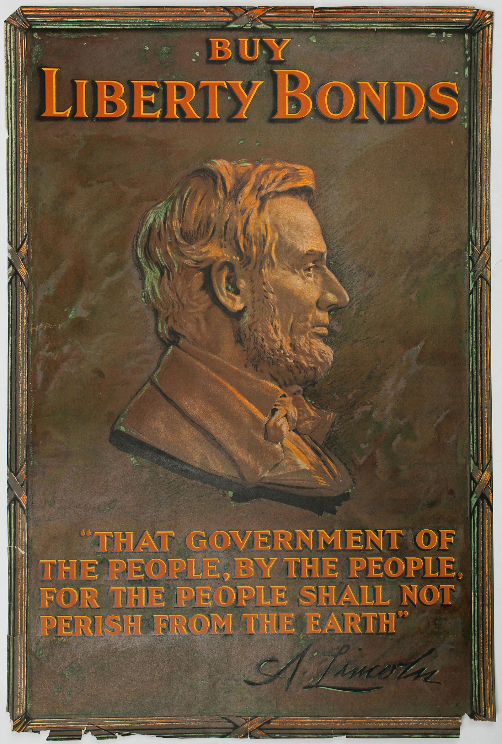 Five WWI Era Posters, Woodrow Wilson, Etc. (1 of 5)